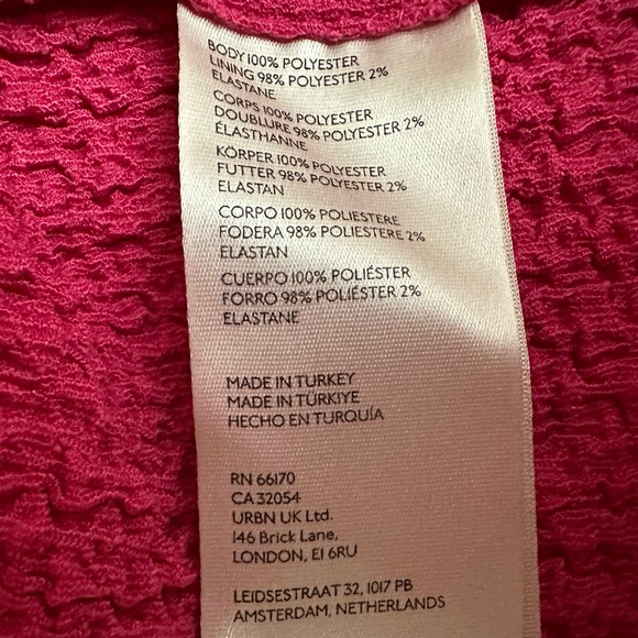 Anthropologie Sheer Puff-Sleeve Top in Pink - Picture 9 of 10